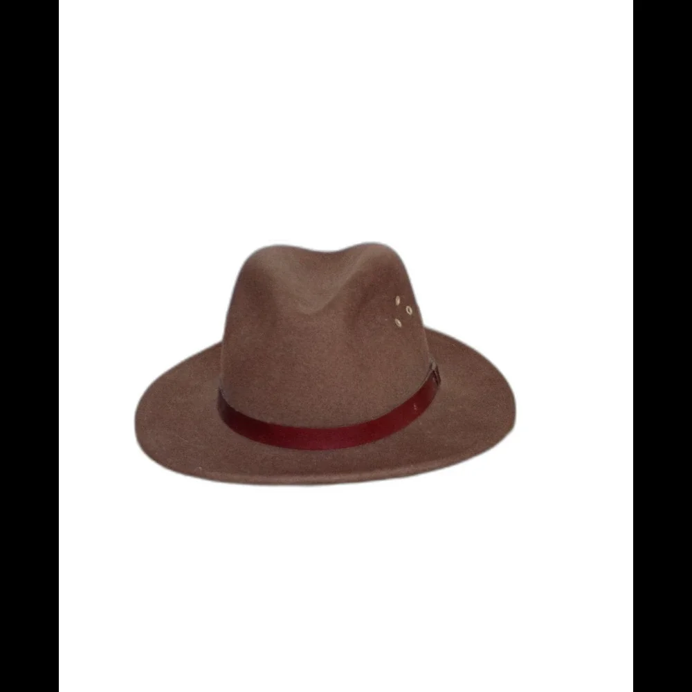 Country Gentleman Lite Felt Safari Hat Medium Brown Made in USA